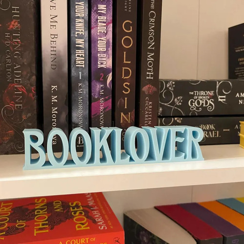 Booklover schriftzug moderne - schriftzug,