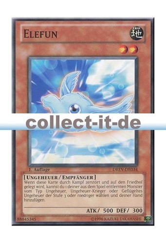 Yugioh drev de034 elefun - drev-de034, 1