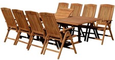 Echt teak gartengarnitur - echt,