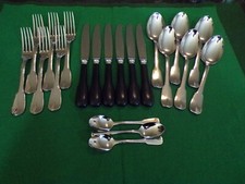 Christofle Modell CLUNY Tafelbesteck für 6 Personen 21 Teile Edelstahl TOP