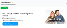 2 Tickets Elena Uhlig & Fritz