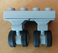 Lego Duplo Fahrwerk, Radsatz für Flugzeug