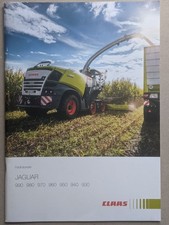 CLAAS Jaguar 990 980 Terra Trac Feldhäcksler Prospekt Traktor Bulldog Schlepper