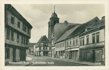 Ansichtskarte Oschersleben Bode Halberstädter Straße (Nr.9296)