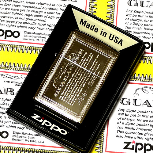 Zippo garantie 1932 - garantie,
