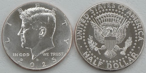 Usa kennedy half dollar 2025 - half,