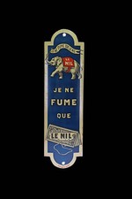 LE NIL Emailloid-Türschild  -