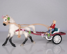 Schleich 42467 Horse Club Kutsche für Pferdeshow + Pferd Pony Araber Stute 13761
