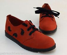 Trachtenschuhe Heinz Hummel Halbschuhe Haferlschuhe Echtleder rot Gr.35