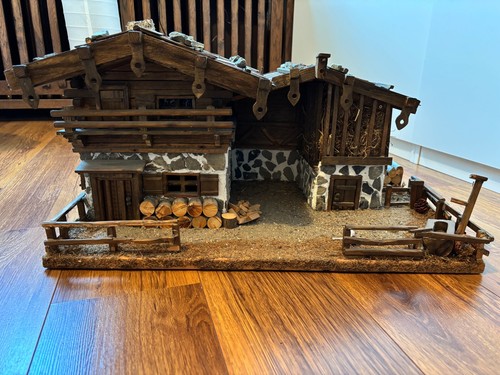 Weihnachtskrippe aus holz - weihnachtskrippe,