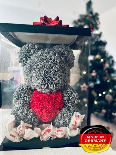Rosenbär bär blumen rosen - ,