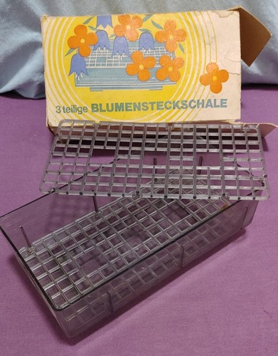 Ddr 3tlg blumensteckschale - ddr,