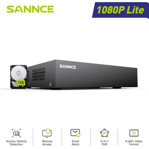 Sannce 8ch 5in1 - 8ch, 1080n