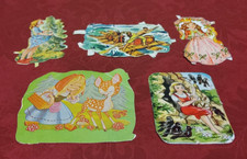 DDR Stammbuchbilder/ Glanzbilder  - 5 x Märchen