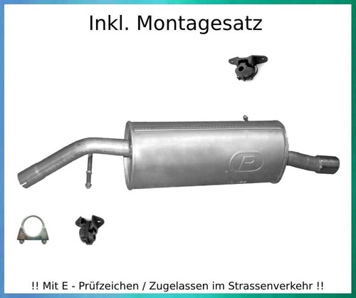 Endschalldämpfer für peugeot - für,