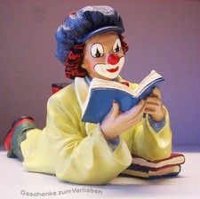 Gilde Clown 35752 Die Leseratte 26 cm lang nagelneu in roter OVP  Partyclown