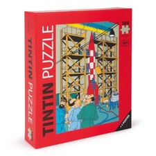 Die MONDRAKETE  - Puzzle 1000 Tim und Struppi tintin jigsaw mit Poster NEU