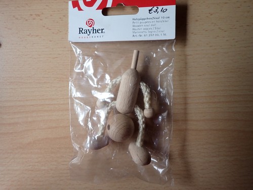 Rayher holzpüppchen sisal - holzpüppchen, /