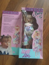 Steffi Love New Born Baby Modepuppe - "schwangere" Puppe Vintage 1992 Simba NrfB