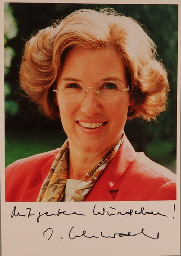 Autogramm deutsche politikerin - deutsche,