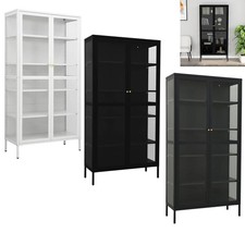 Vitrine mit 4 Regalfächern