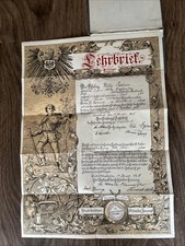 J1- Alter Lehrbrief**  1918 *