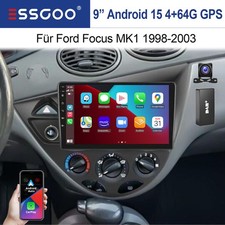 DAB+ Für Ford Focus MK1 1998-2003 Android 15 Autoradio Apple Carplay KAM 4+64GB