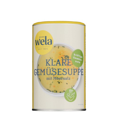 Klare gemüsesuppe mit - gemüsesuppe,