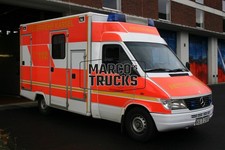 LKW Foto Mercedes-Benz Sprinter 312D Truck Deutschland weiß FEUERWEHR KAS #k5nb