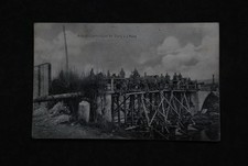 Feldpost 1916,Kronprinzenbrücke bei Sivry,von Bitsch,Lager,Lothringen