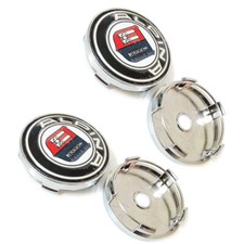 4x Für BMW ALPINA Emblem Silber Nabenkappen Nabenkappen Felgen Radkappen 60mm