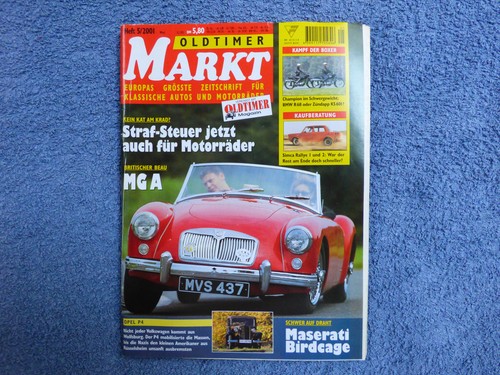 Oldtimer markt 2001 - mg, a