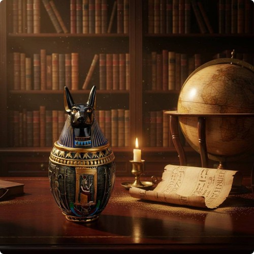 Pharao anubis statue - pharao-anubis-statue, kunstharz