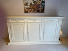 Tonin Casa Sideboard Schleiflack Weiss Massivholz