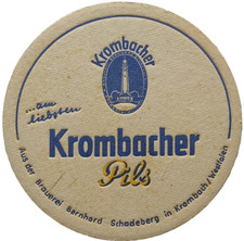 ALTER BIERDECKEL Krombacher