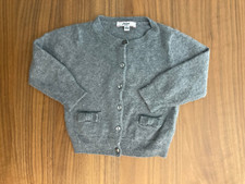 graue Strickjacke von Jacadi Paris Gr. 12 Monate