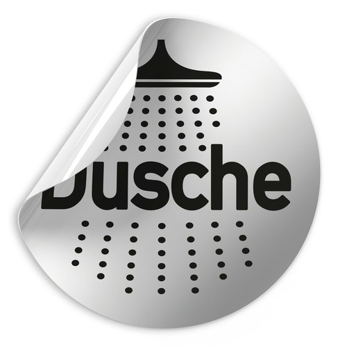Türschild dusche - türschild, cm