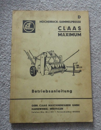 Claas ballenpresse maximum - ballenpresse,