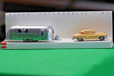 Busch 44718 - Buick mit Airstream-Wohnwagen - unbespielt - in OVP - Neuware!