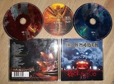 2x CD_ IRON MAIDEN _ Rock In Rio (GER 2002) + Bonus: Fear of the Dark_12" Label!