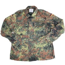 BW Feldbluse Flecktarn – Original langarm Hemd in Wunschgröße (Gr. 1-20)