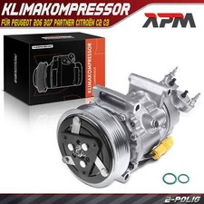Klimaanlage Kompressor SD6V12 für Citroën C3 Berlingo Peugeot 206 306 307 Fiat