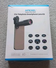 APEXEL 22 x Vergrößerung Smartphone 10 in 1 Lens Kit Objektiv Linsen Filter