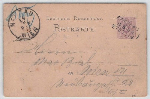 Reich bahnpost l3 breslau - d.,