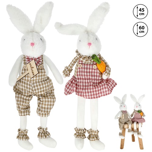 Kantenhocker osterhase paar - 2x,
