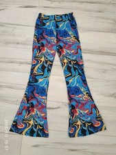 Schlaghose Gr 134/140 bunt gemustert mit elastischem Bund 