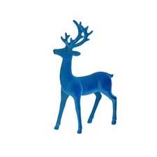 Deko Rentier 29 cm Blau Rot