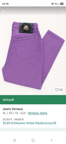 Versace jeanshose größe - größe, 42