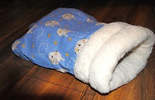 Katzen Kuschelsack blau