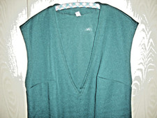 Vintage 1970er Jahre Trägerrock grün Neu DDR Produkt BW 55cm elastischer Jersey